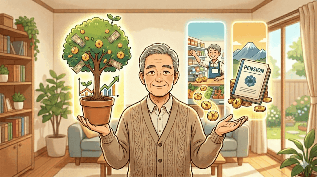 500万円をNISAに突っ込んだ63歳男性が作った老後の収入源3本柱