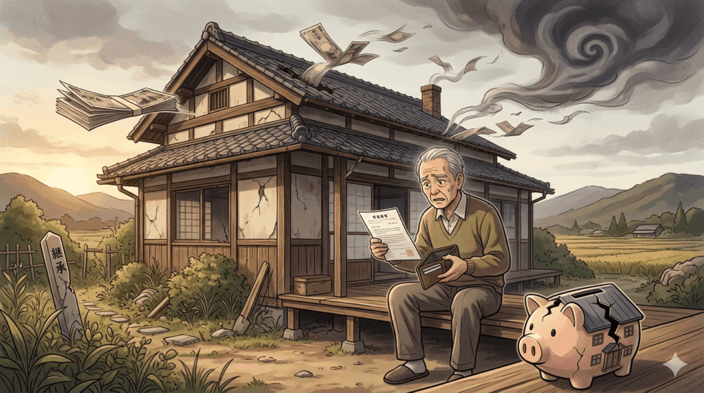 田舎の実家が金食い虫に。安易な相続で1000万円失う老後の大誤算