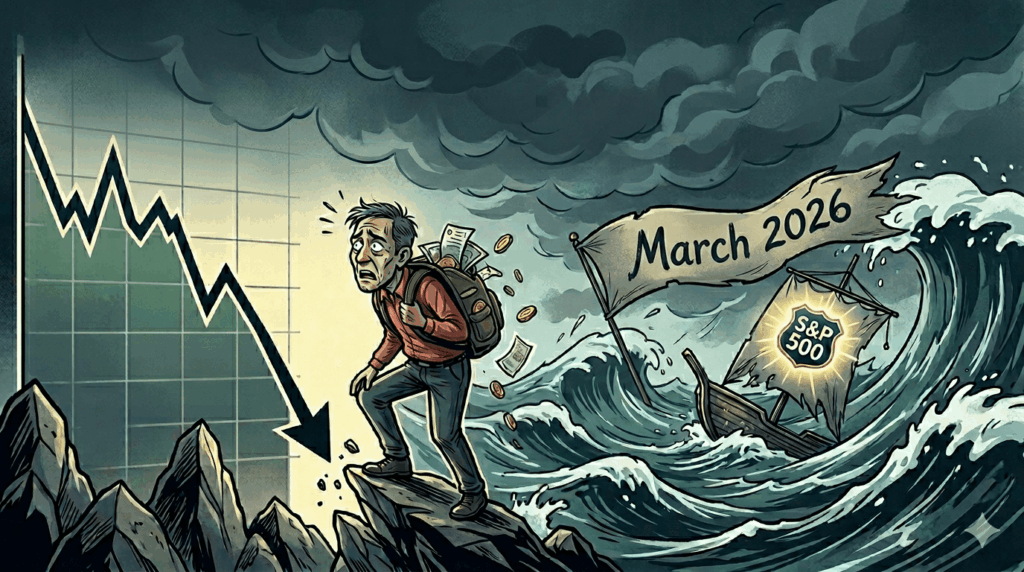 資産7000万円割れ。2026年3月の荒波とS&P500運用の現実