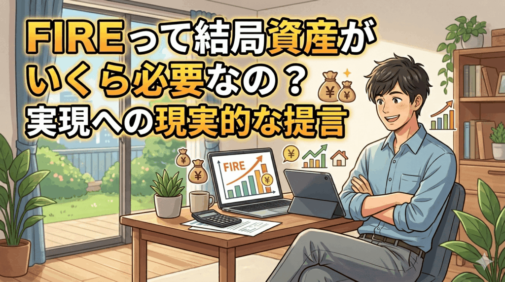 FIREって結局資産がいくら必要なの?実現への現実的な提言