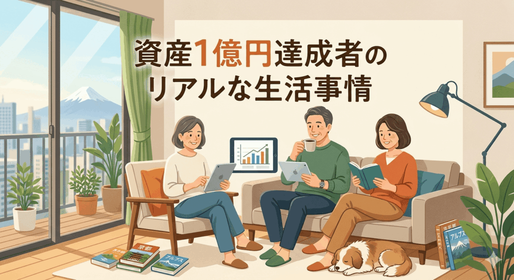 資産1億円達成者のリアルな生活事情や前後での心境の変化とは?