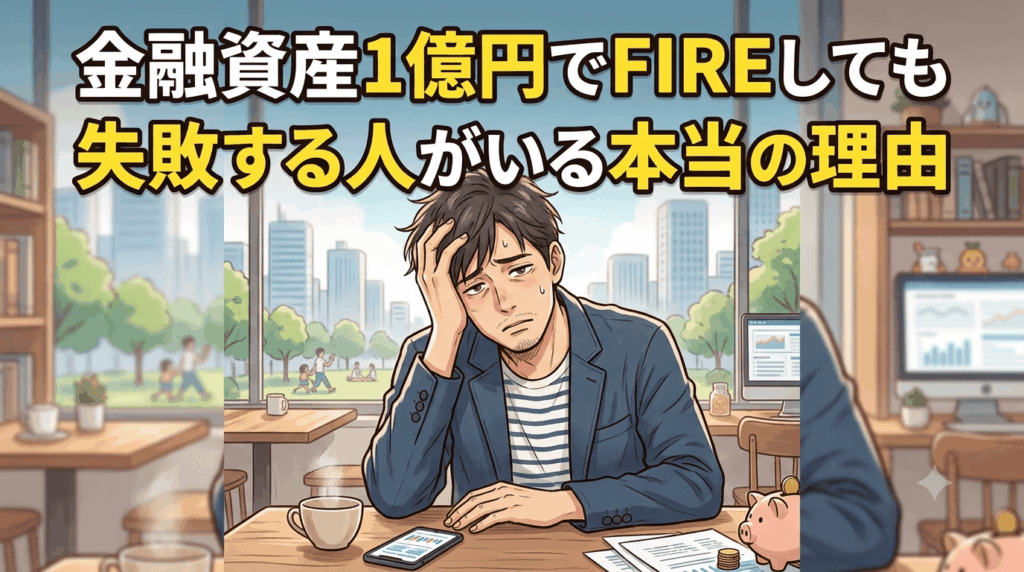 金融資産1億円でFIREしても失敗する人がいる本当の理由【早期リタイア】
