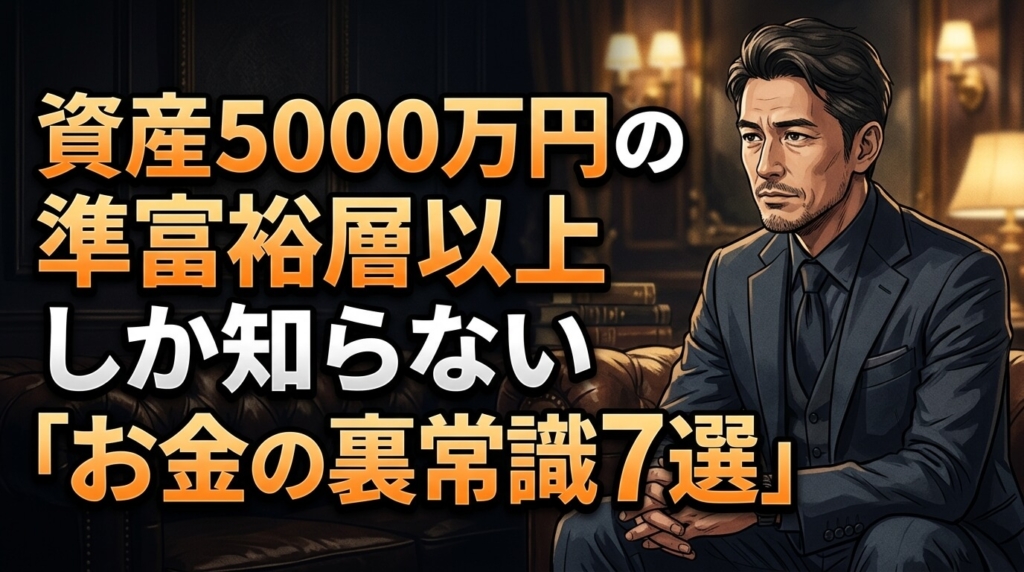 資産5000万円の準富裕層以上しか知らない「お金の裏常識7選」
