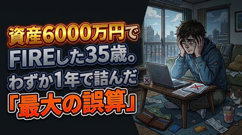 資産6000万円でFIREした35歳。わずか1年で詰んだ「最大の誤算」